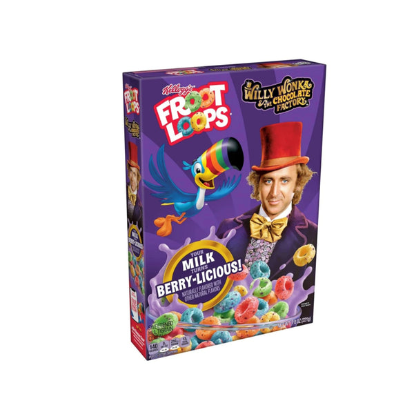 FROOT LOOPS WILLY WONKA BERRY-LICIOUS CEREAL