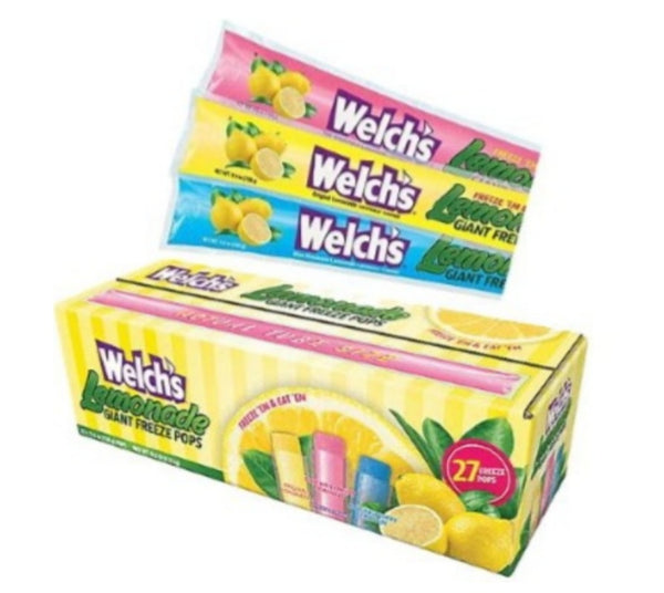 Welch’s Lemonade Giant Freeze Pops