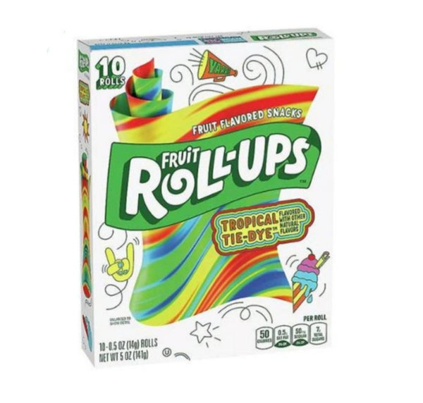 USA Fruit Roll Ups Tropical Tie-Dye