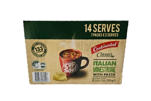 Continental Classic Italian Minestrone With Pasta Cup A Soup