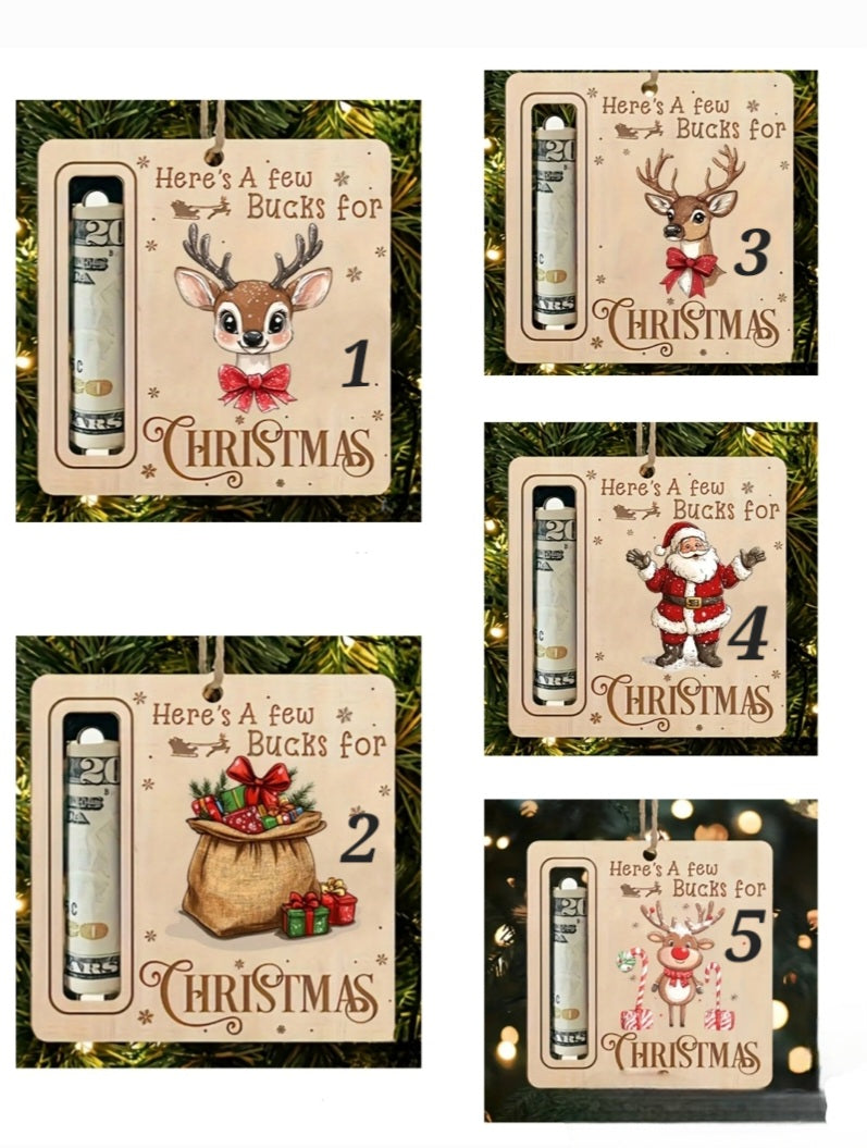 money holder tree ornaments Christmas Tree Money Holder Ornament – joyful hampers & more