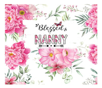 Pink Blessed Nanny Tumbler