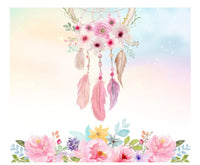 Floral Dream Catcher Tumbler