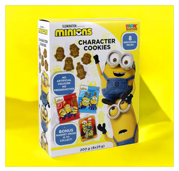 Park Avenue Mini Minions Character  Cookies 24 packets
