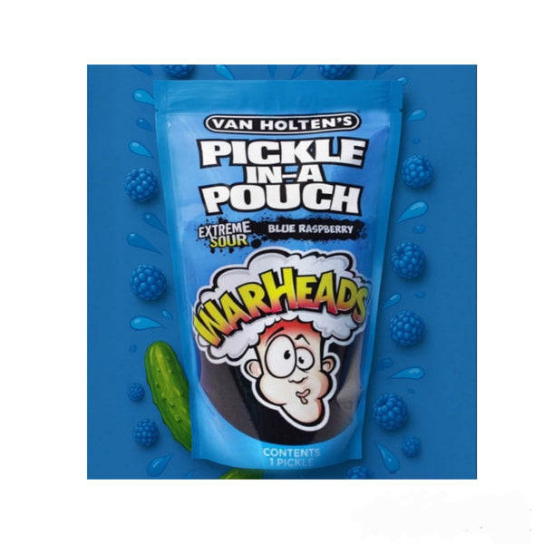 Van Holt Warheads Extreme Sour Blue Raspberry Pickle