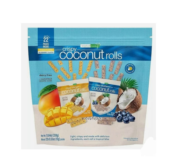 Tropical Fields Mango & Blueberry Coconut  Rolls