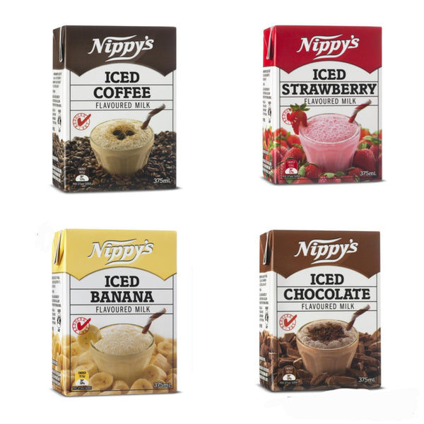 Nippys Assorted Flavour Milk 375mls