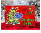 Christmas Eve Box Grinch & Santa with Reindeer  (EMPTY)