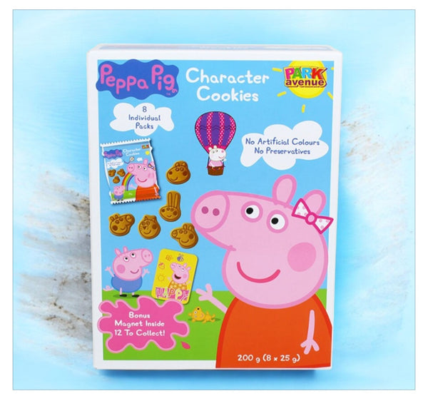 Park Avenue Mini Peppa  Pig Character Cookies  24 packets