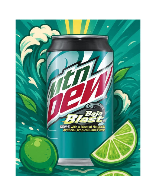 Mountain Dew Baja Blast Tropical Lime