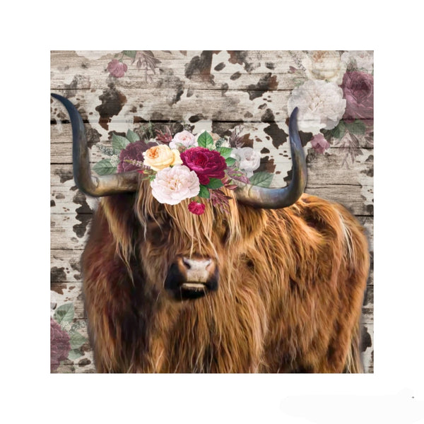 Highlander Wood Cow Tumbler