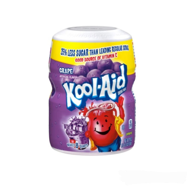 Kool Aid Grape Drink Mix Canister
