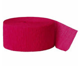 Crepe streamers