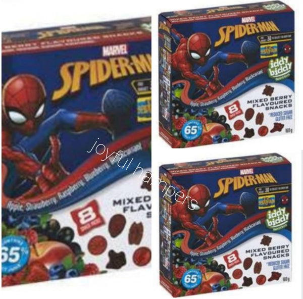 Iddy Biddy Spider Man Mixed Berry Fruit Snack